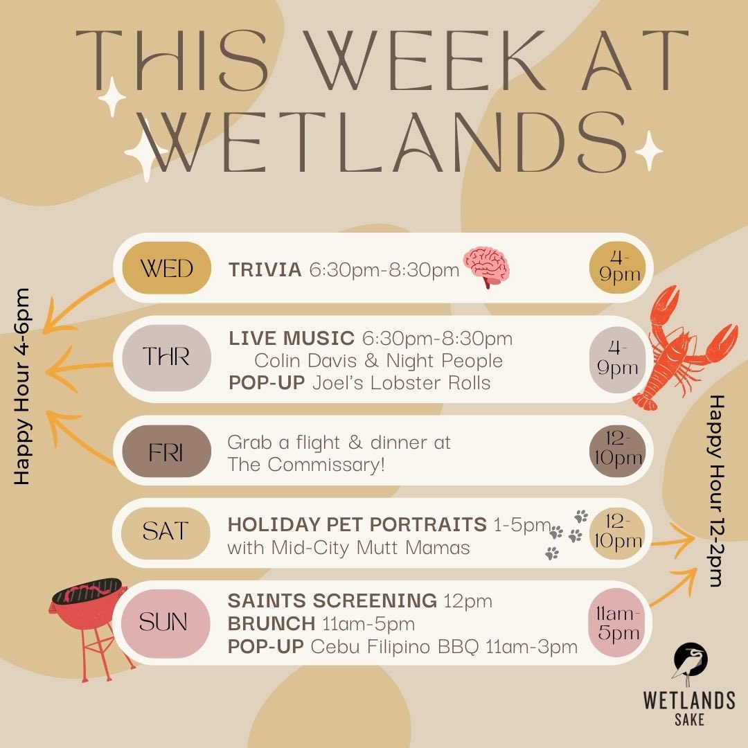 Plenty to do in the taproom this week 🤗