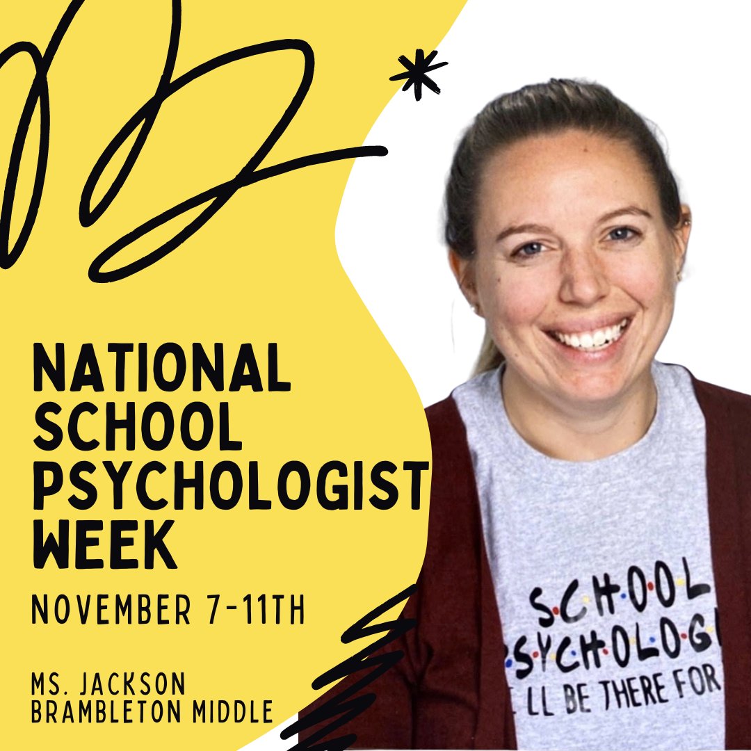 Happy National School Psychologist Week to our very own <a href="/PsychJackson/">Kelsey Jackson</a> !! Thank you for always helping our students shine!