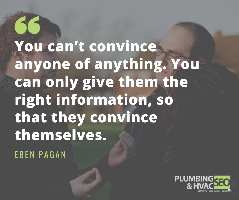 plumberseo's tweet photo. By giving them the right information, you can help them convince themselves that your services are worth the investment. #MondayMotivation https://t.co/6cKaY17V2z