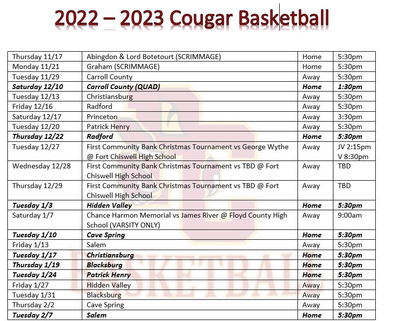 PC__BASKETBALL's tweet photo. It’s go time! #CougarNation https://t.co/hXIRT0YOfX