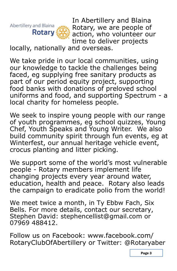 Abertillery Rotary tweet media