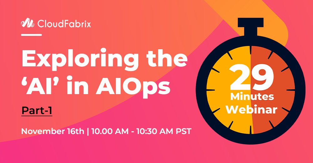TheFabrixAI's tweet image. Curious to know how the AI part of AIOps works? Register for our upcoming 29 mins session to learn more hubs.ly/Q01rGFzZ0
#aiops #ai #itops #cxo #webinar