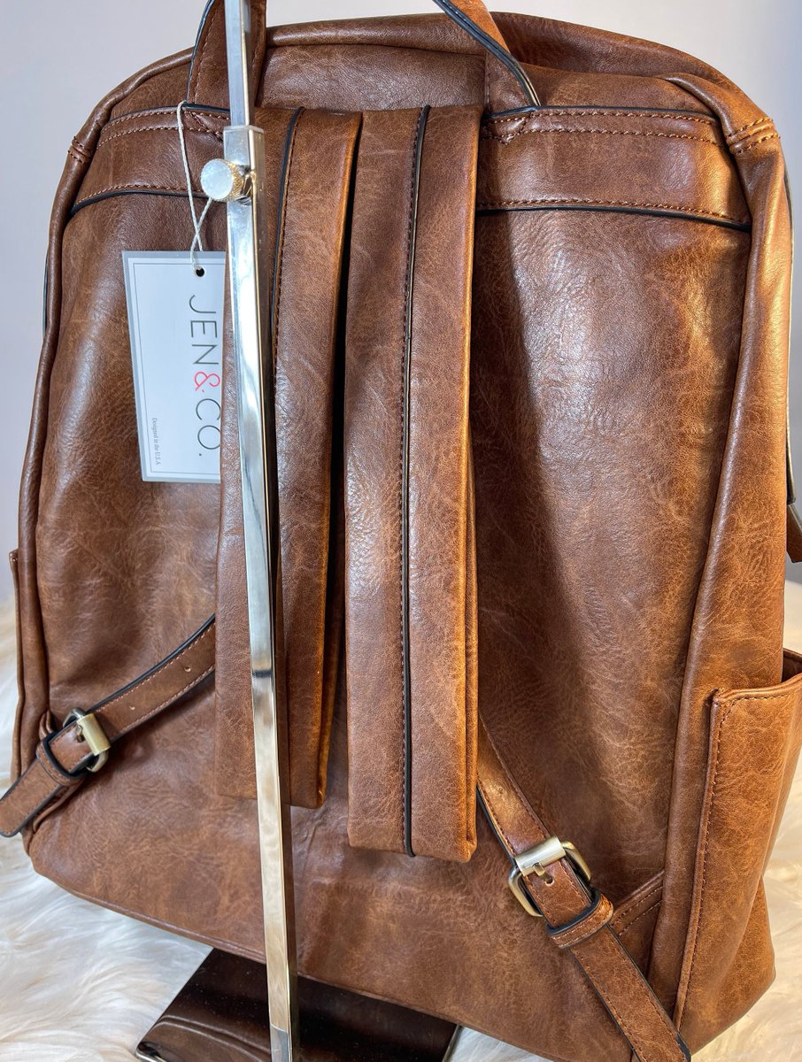 artisan_pure's tweet image. Brown Backpack with Front Zippered Pocket-Brown-XL for Student/Work etsy.me/3q1qQu9 #Etsy #ArtisanPureSkinCare #DurableBackpack