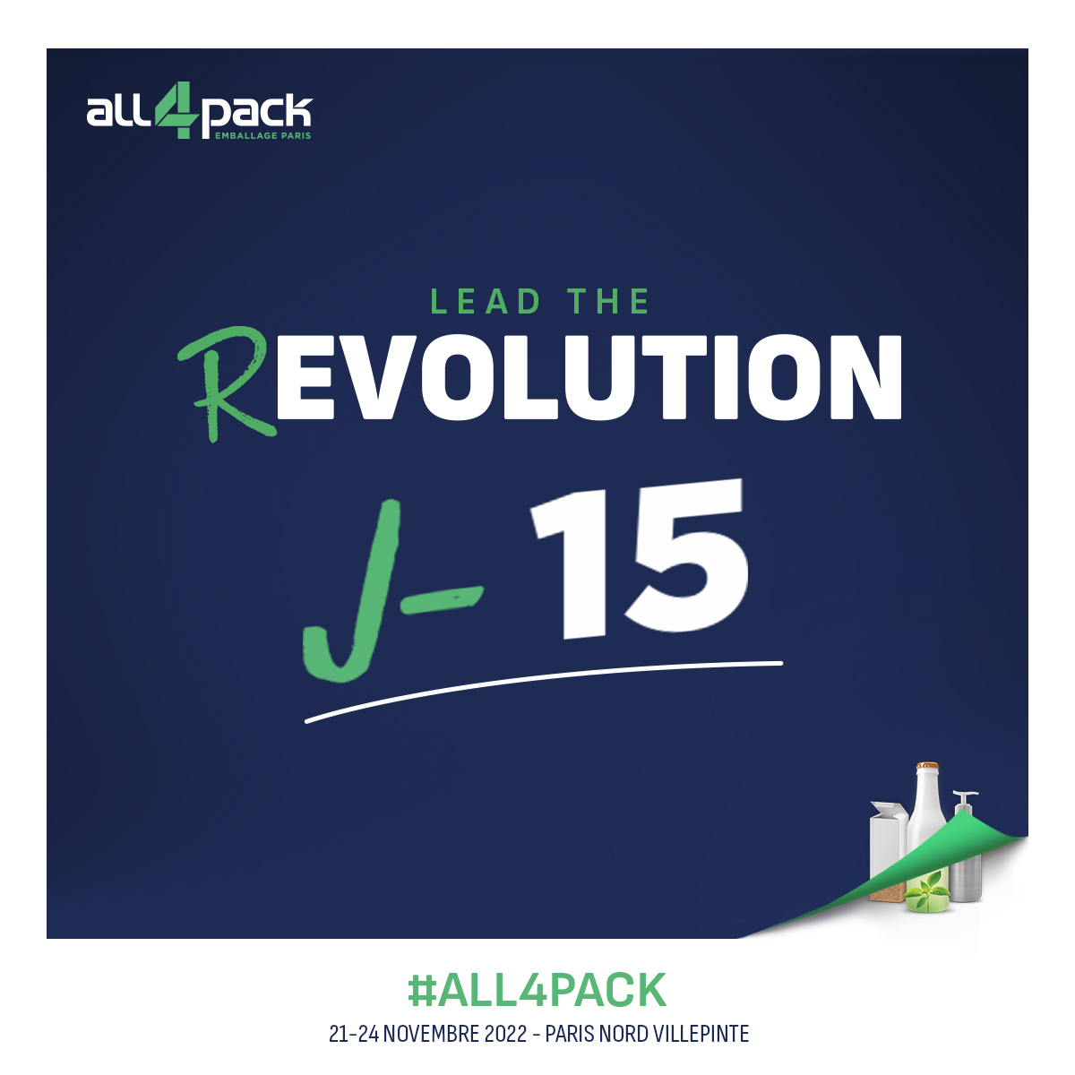 ALL4PACK's tweet photo. ⌚ J-15 avant le rendez-vous de référence du #packaging !

Rendez-vous du 21 au 24 novembre 2022 à ALL4PACK Emballage Paris, l'événement avant-gardiste, inspirant et incontournable de l’innovation et de l’emballage du futur 🚀

#ALL4PACK #salon #Paris https://t.co/g26vhNY2su