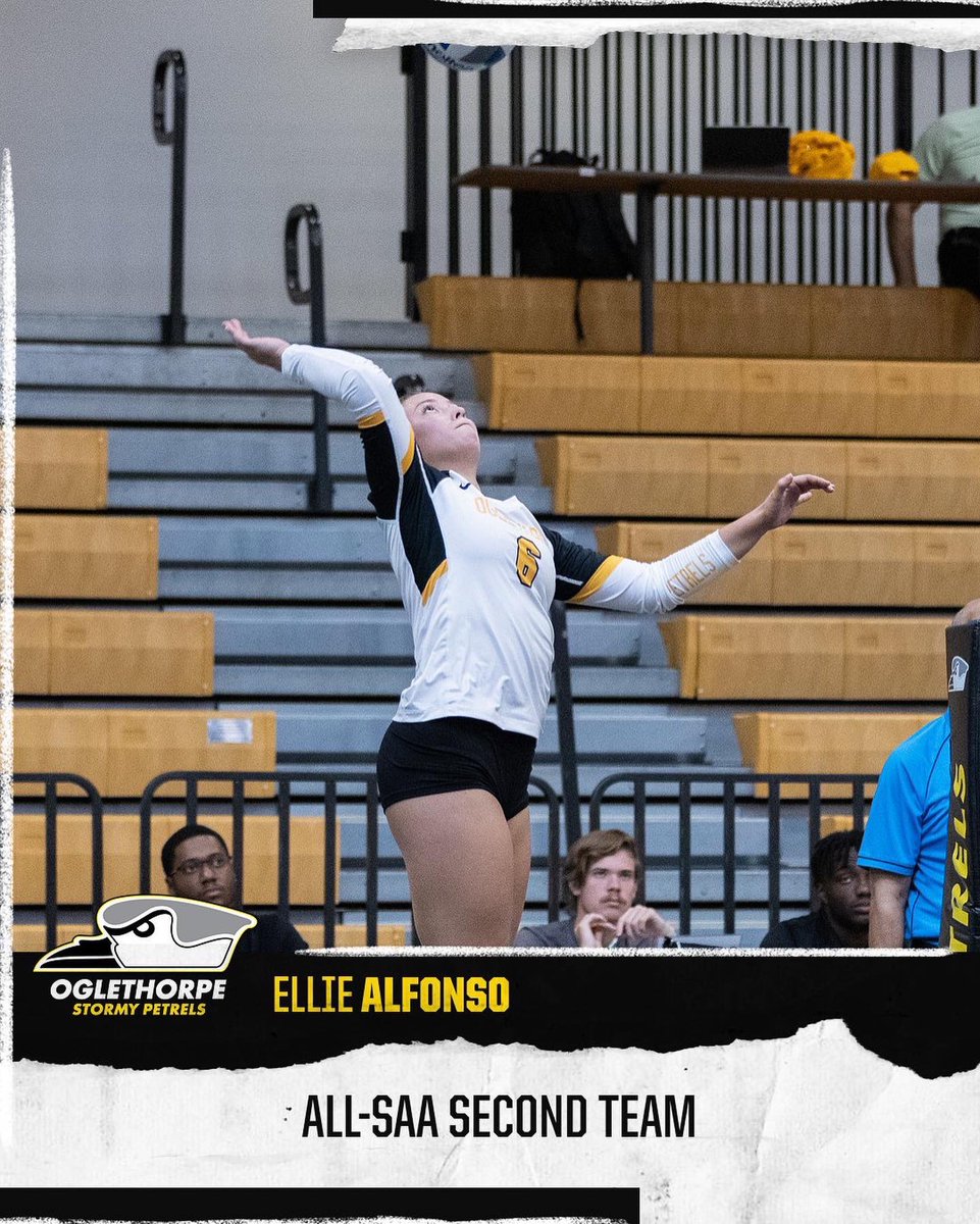 GoPetrels's tweet photo. Volleyball places THREE on All-SAA Teams! 🏆

Jackie Schner earns First Team honors, with Ellie Alfonso and Sofia Cendoya taking Second Team.

➡️ https://t.co/9FUzW5vlpd

#StayStormy | #GoPetrels https://t.co/JfJTlbvKgk