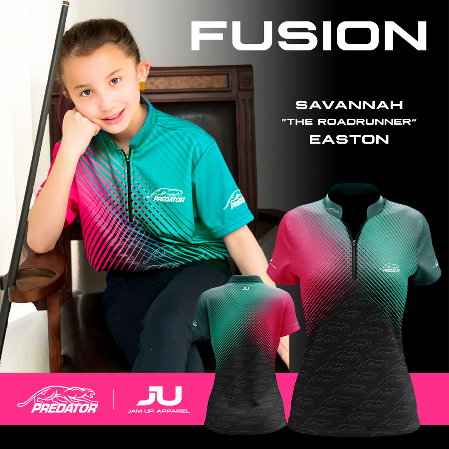 PredatorCues's tweet photo. Savannah Easton in Jam Up Apparel
(We heard she even has her own line now π)
Predator Jerseys made by our official partner Jam Up Apparel: https://t.co/FBWe9kRQVa
#BilliardsApparel #ProPoolPlayer #PoolLeagues #PredatorProTeam #JamUp #PredatorCues https://t.co/IrKX3WEHyN