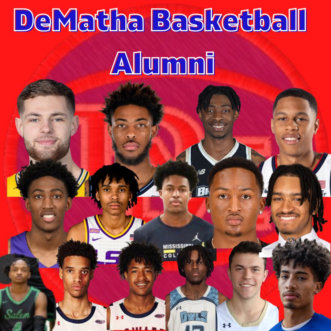 DeMathaHoops's tweet photo. Good Luck to our DeMatha Hoops Alums who are kicking off their College Seasons Tonight. #LetsGoStags🦌 #madisonstreethoops https://t.co/qwj0jLg57O