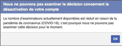 lt2956's tweet photo. @facebook @MetaFrance On peut m'expliquer pourquoi mon compte fb est désactivé sans raison valable et que quand je fais une réclamation pour le récupérer ça me met que la requête n'aboutit pas ? https://t.co/BzCUmhNpZ1