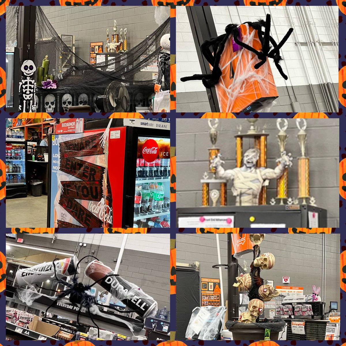 Missy_Ashby_'s tweet photo. October has came &amp; gone for #3️⃣8️⃣0️⃣6️⃣  &amp; we had fun as a #Wholestore Teaming up to decorate! Sorry guys it’s a little late! https://t.co/ua1mPWsmCo
