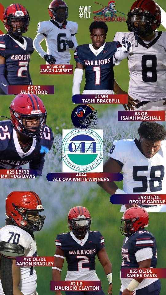 Congratulations to the Warriors who made All OAA White!
#WIT
#TLT