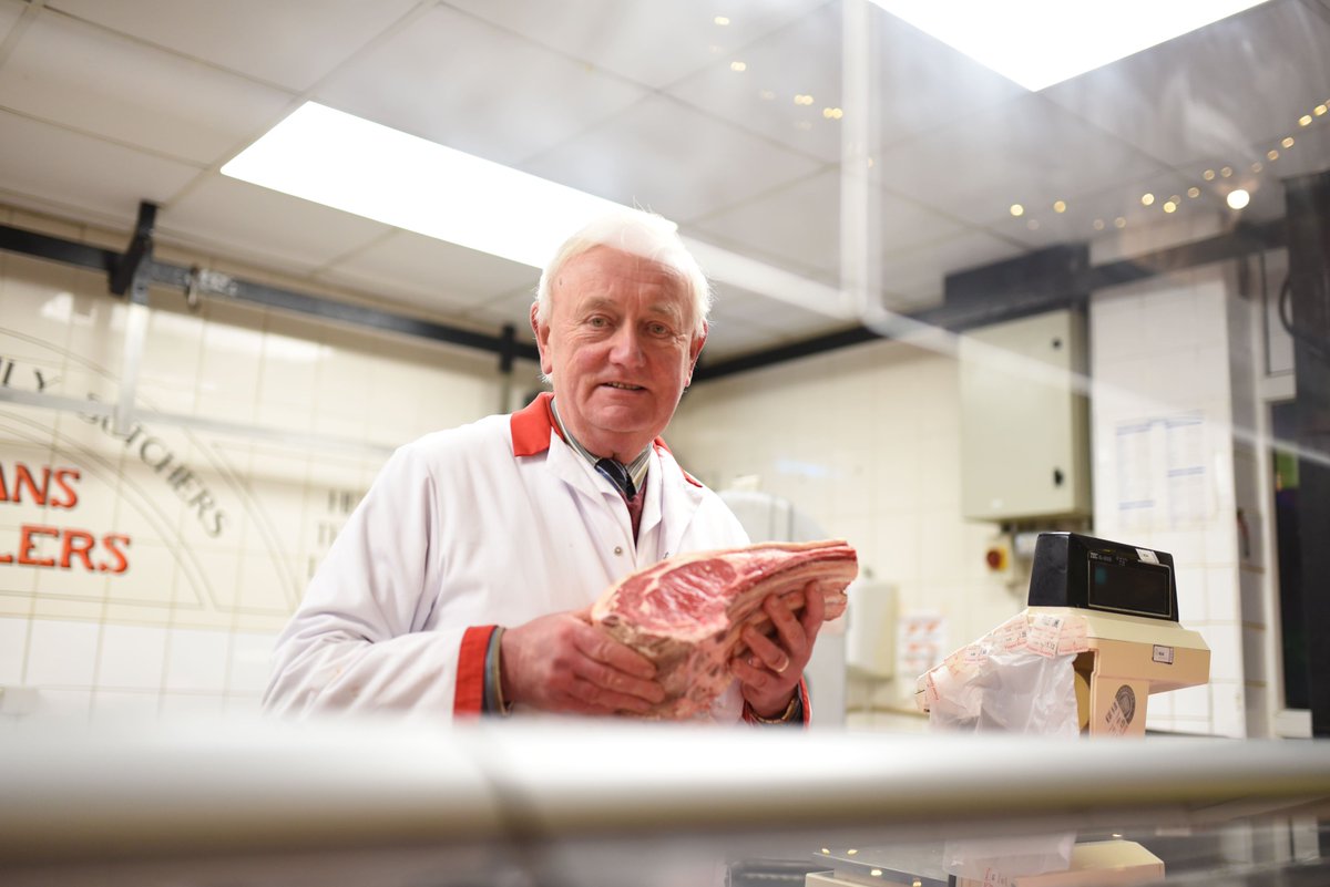 EnglishMarket's tweet photo. The English Market &amp;community of traders are deeply saddened to hear of the passing of Michael Bresnan.
Bresnan's Butchers,a fourth-generation family butcher run by Michael for over 40 years,was the longest running stall in the market,established by Michael’s grandfather in 1898. https://t.co/lgEyCjpD0k