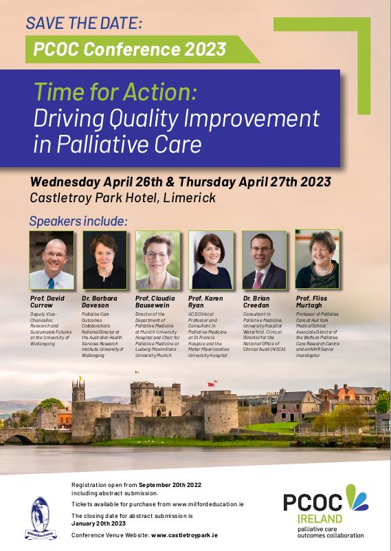 MilfordLmkCC's tweet photo. A time for action: Driving Quality Improvement in Patient Care. The dates of the conference are Wed April 26th,'23, and Thurs April 27th, '23. Registration with refreshments from 8.00. Venue: Casteltroy Park Hotel. For more info, please visit https://t.co/1bFdDzQtRe https://t.co/MQz1w7Hmba