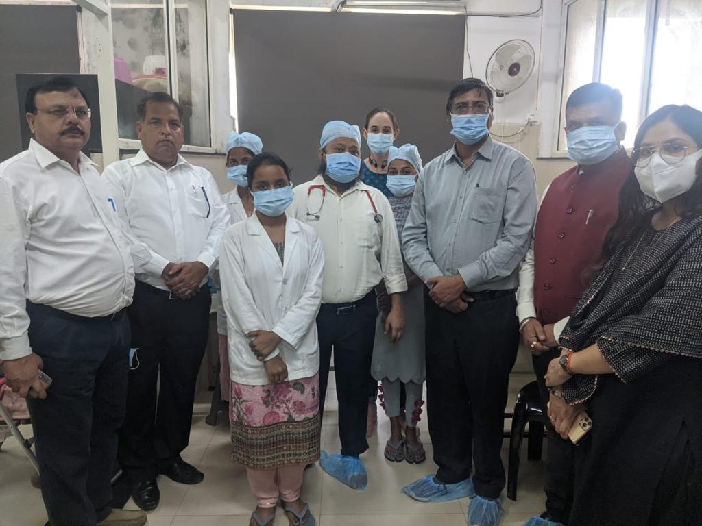 Its a miracle. Through  #KangarooMotherCare , we were able to save this baby- born prematurely in September , weighing only 682 gm.Salute the  efforts of his mother Manisha  and that of the health workers. Kudos to the Dr Ali &amp; entire #SNCU team at #ASMCBahraich