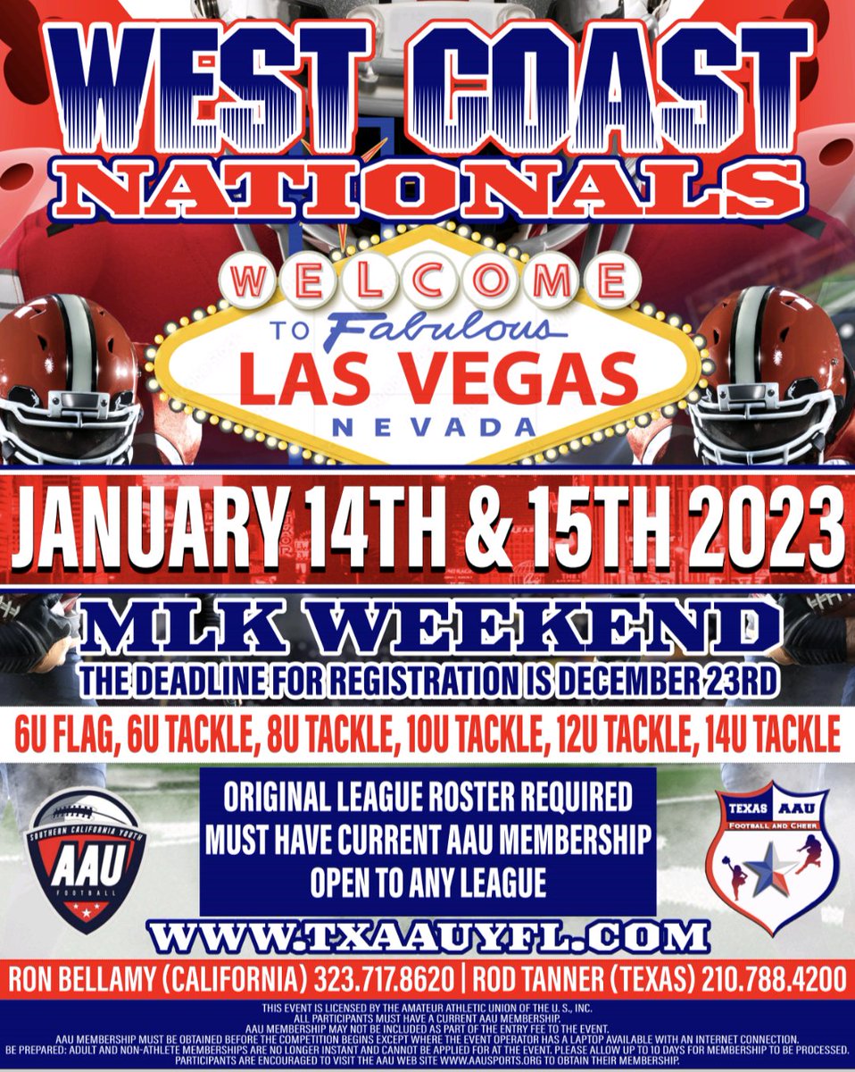 AAU Football tweet media