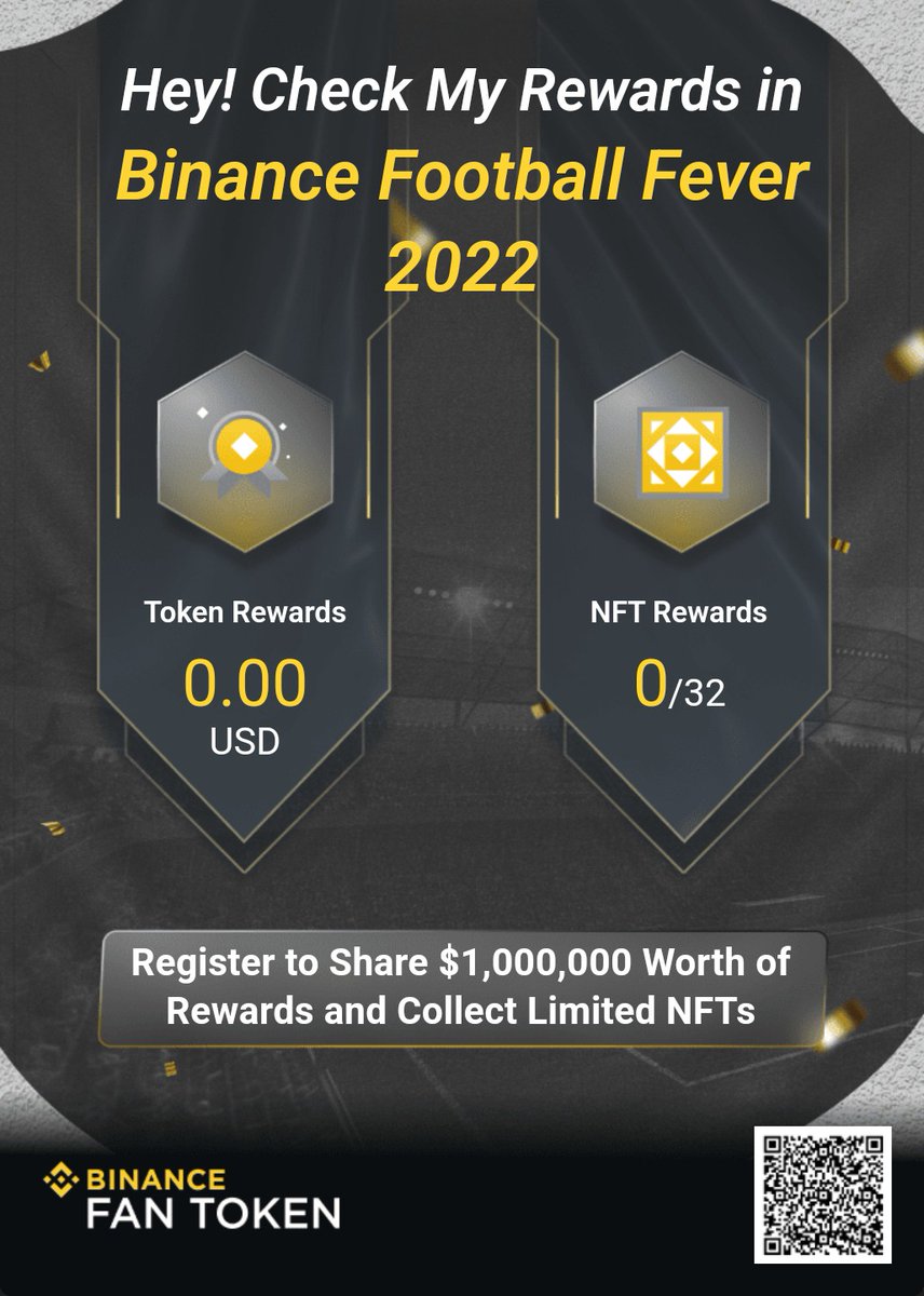 iamharunrk's tweet photo. Scan join and earn #free #Nft otherwise click the link and join earn some awsome #FreeNFT worth 10,000 usdt. https://t.co/3DbaswJRbE
#binancefantoken #NFTGiveaway #NFTCommunity #fannft #nftpassport #Binance #BinanceNFT https://t.co/6nRW5xekYm