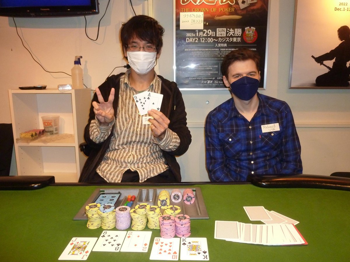 chanhamatta's tweet photo. またInternational Poker優勝しました〜
今回はIPのとき、レイズしてしっかりフロップを戦う意識で臨みました。
何回かオールイン勝負勝って運がよかったw
(写真は前回のとき)
#ポーカー
#Poker
#NLTH
#コーナーポケット https://t.co/A3HaQ27Wee
