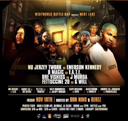 payne1925's tweet photo. #Phoenix, #Arizona | 11/18 | #WestLane / #WestWorld 🔥 #PAYNE vs. #Profecy 🔥 Hosted By: @562DonNino & #Derez Doors open at 12PM!! Ladies free til 2PM!! BE IN THE BUILDING!! #ATS #RBE #FTW #CAMP #NMWM #ProtectAllYourNewEnergy #DaNewFaceOfDaNewWave 🧱 https://t.co/PqGId8Arjz