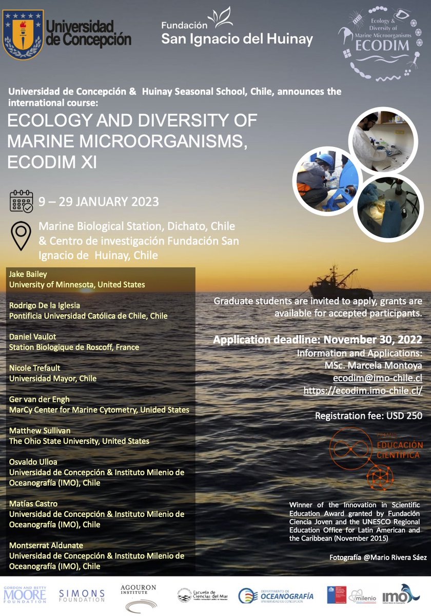 DPlazaSaez's tweet photo. Attention 🚨
Applications for the next #ECODIM Course in #Chile are open!
As a former attendee, I can vouch that it is one of the best courses ever!
More info: https://t.co/gm11Pwgobz
@osvulloa https://t.co/L3rqaJ8VH4