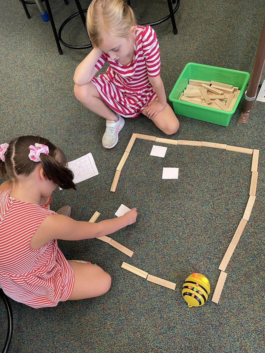 MrsLibraryMedia's tweet photo. Second graders coded their Beebots to collect the papers like Daniel’s parents in The Paper Kingdom!  Stude created routes on paper first, and then recreated them on the carpet. @macdschool @MrsMcLeod3 #mpsct #mpslms #nutmegawardnominees #WhateverItTakes https://t.co/LbcQ2Lou04