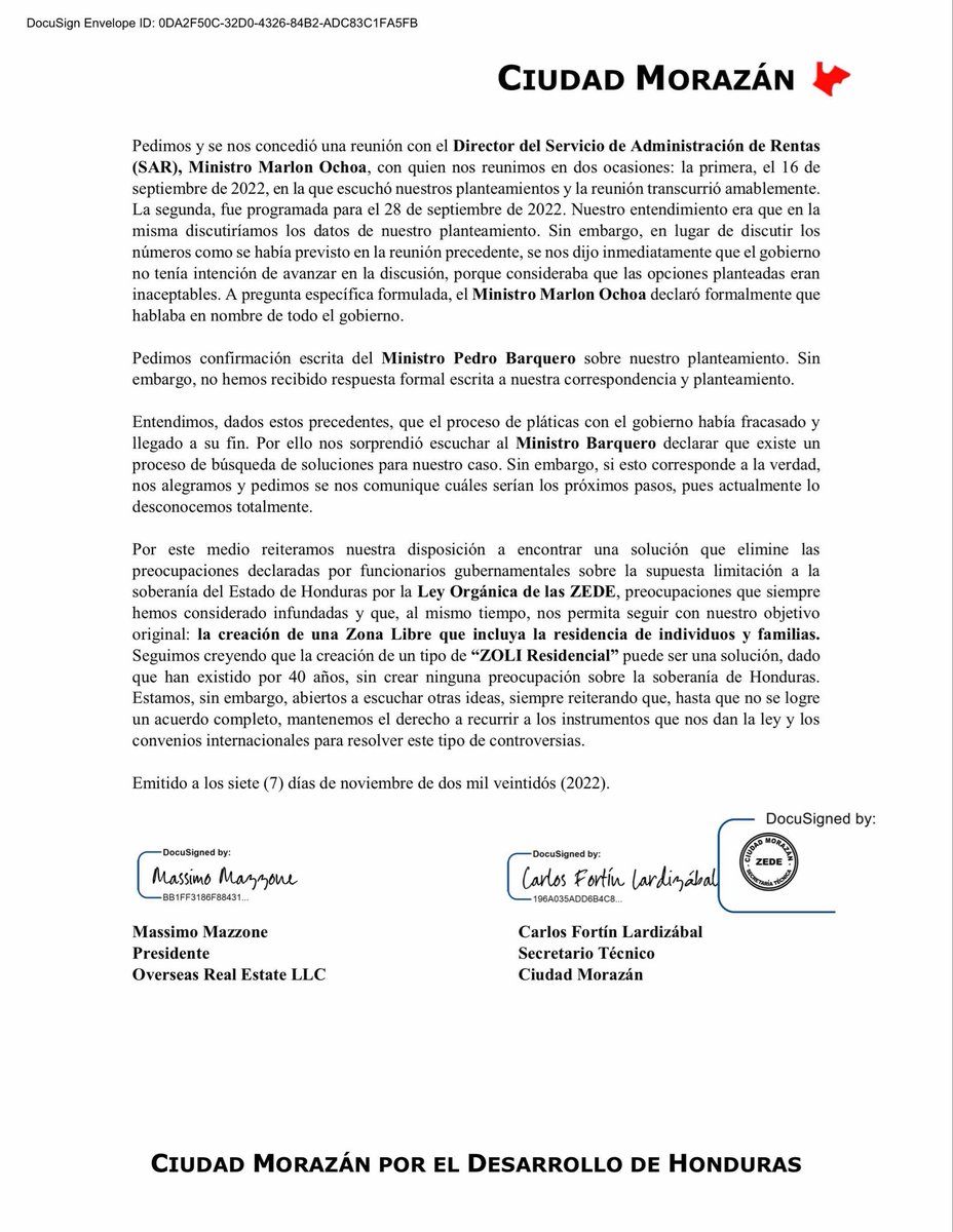 Comunicado de prensa: bit.ly/3FXEibw