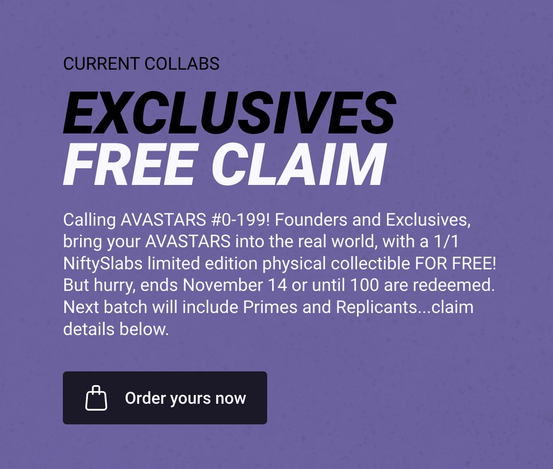 Avastars tweet media