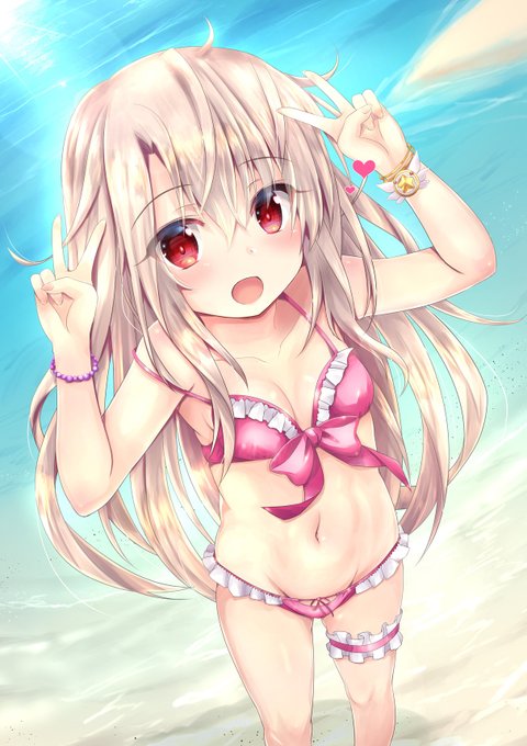 #いいおなかの日 
イリヤちゃんのおなかに… 