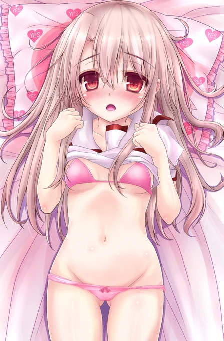 #いいおなかの日 
イリヤちゃんのおなかに… 