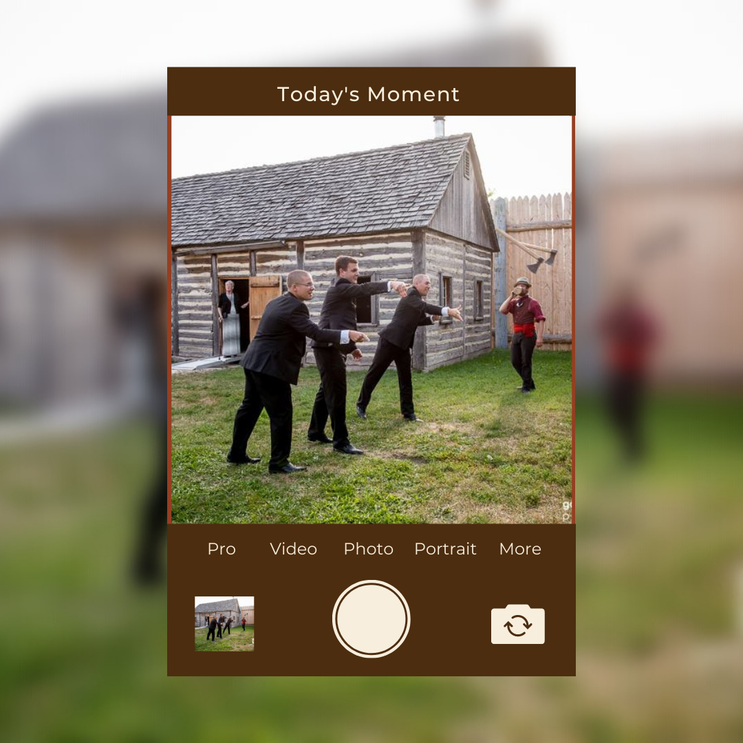 Tell us another wedding venue that offers axe throwing?!  
It's easy to add "memorable extras"  to any event at Fort Gibraltar! Contact us to learn more!

#axethrowing
#fortgibraltar
#winnipegvenue
#memorableevents
#uniquevenue
#weddingvenue
#historicvenue
#function
#gatherings