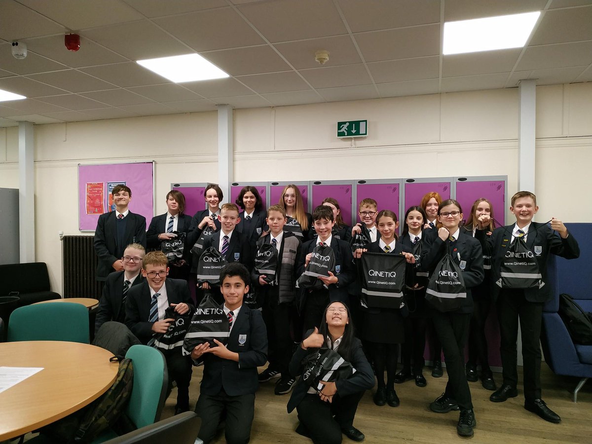 On Friday we took 20 y8 students to <a href="/QinteQ/">Qadir InteQ</a> for a STEM competition. Up against 3 other schools/4 other groups of yr 8/9 students &amp; given 5 tasks; Qinteq Demos, Space pirates, LEGO Mindstorms, Cyber Qube &amp; Bridge building.
They were awarded 1st place 🤩
#worcestershirehour