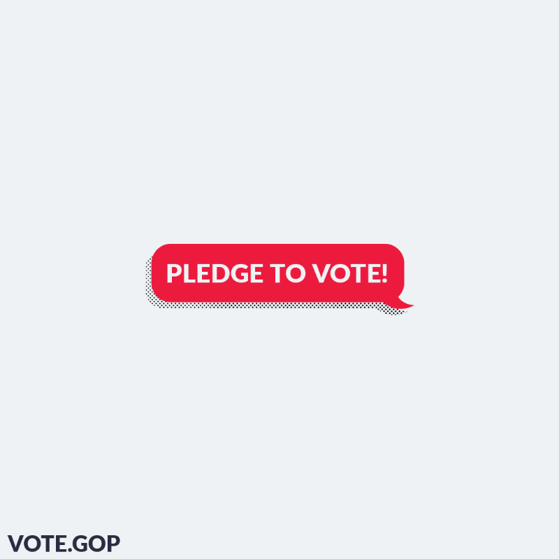 Republicans's tweet photo. Incoming message: Vote Republican tomorrow!