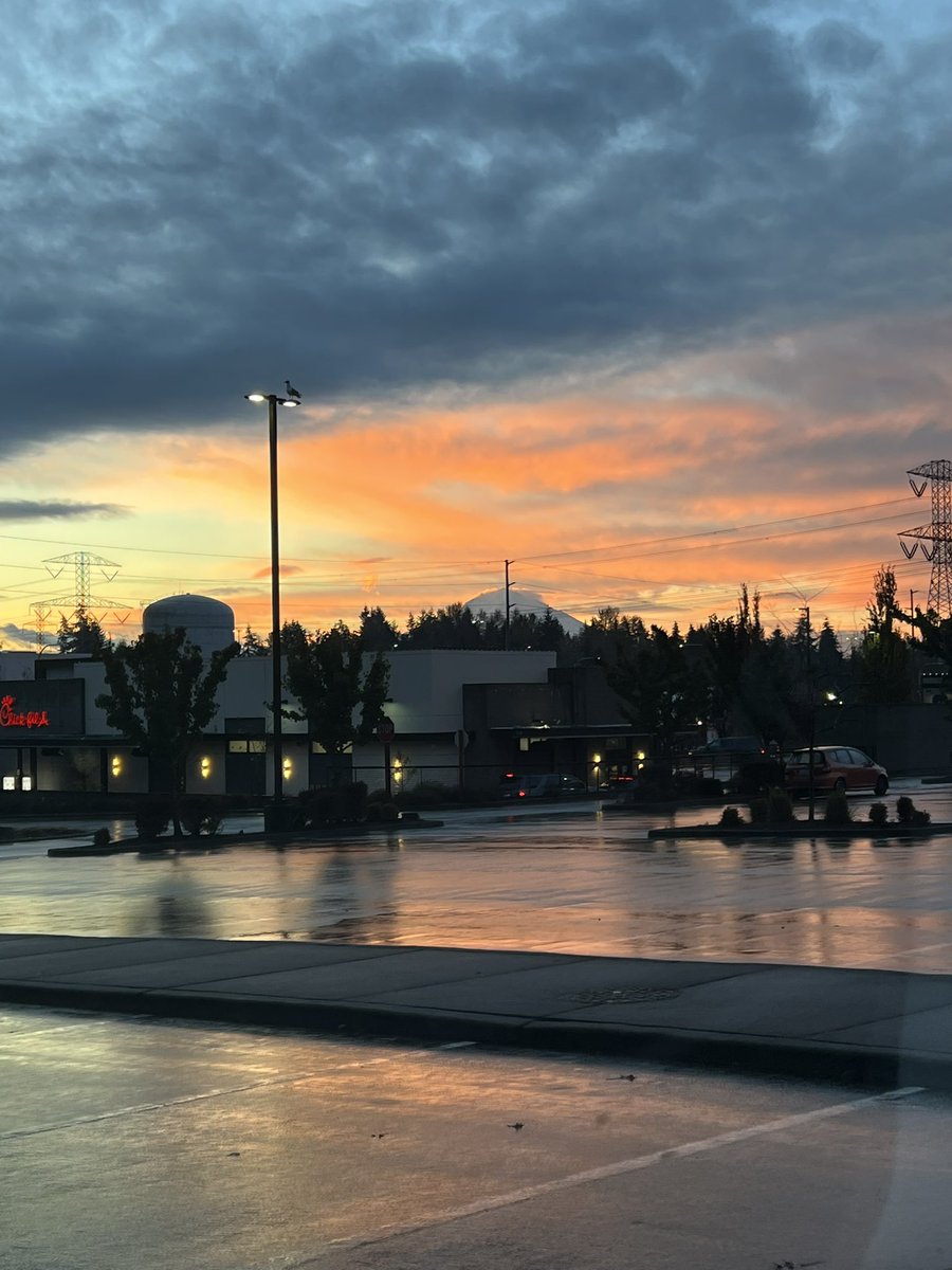 KristineMReeves's tweet photo. The mountain is up and at ‘em, so is #TeamReeves! It’s a beautiful morning to 🪧 👋🏽 and remind our neighbors to turn their ballots in before 8pm tomorrow! #GOTV #rightfitfederalway #workingmom @30thdemswa @washdems @KingCountyYDs @kcdems https://t.co/1T47vhwd5b
