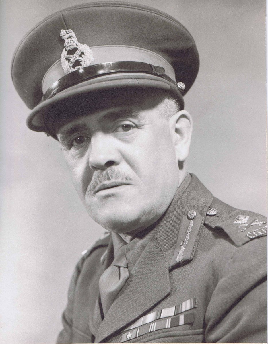 sask_uasc's tweet photo. A well curated moustache by Major General Arthur E Potts who was a professor of Dairy Science @usask after he served in WWI and before he served in WWII. #Movember2022 https://t.co/bZNHVbiYbL