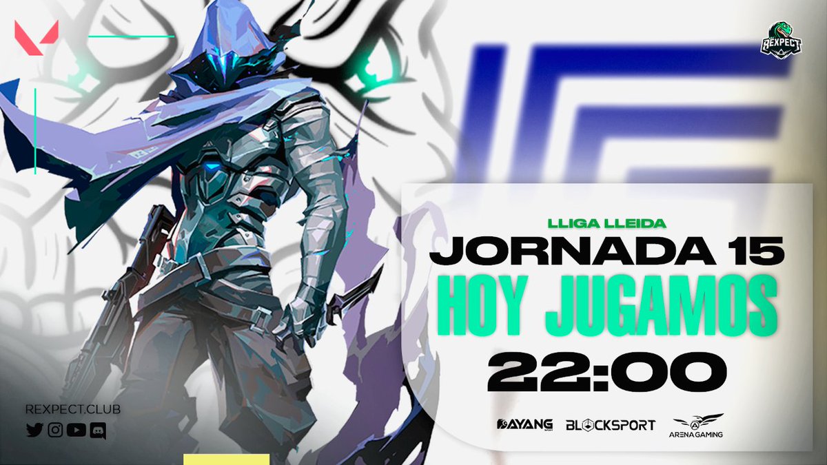 Hoy tiramos la casa por la ventana!!!
Nuestros chicos de #VALORANT salen con mucha energía a darlo todo!!

🏆 #LLIGALLEIDA
🕹 Jornada 15
 🆚 <a href="/ECORP_ES/">ECORP</a> 
⌚️ 22:00

🦖 <a href="/pepech0/">pepecho</a>  
🦖 @R3V0Lusion 
🦖 <a href="/elchuluno/">elchuluno</a> 
🦖 <a href="/ImPiKaZz/">DMNX PiKaZz</a> 
🦖 <a href="/TheMisterWolf09/">Wolf</a> 

#RoarWithUs🦖💚 #GoRex👊