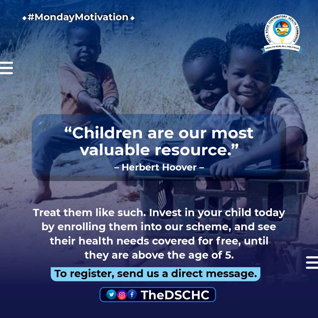 Register With Us Today. 
.
.
.
.
#health #healthinsurance #dschc #yourhealthnaourmatter #healthyfood #delta #water #children