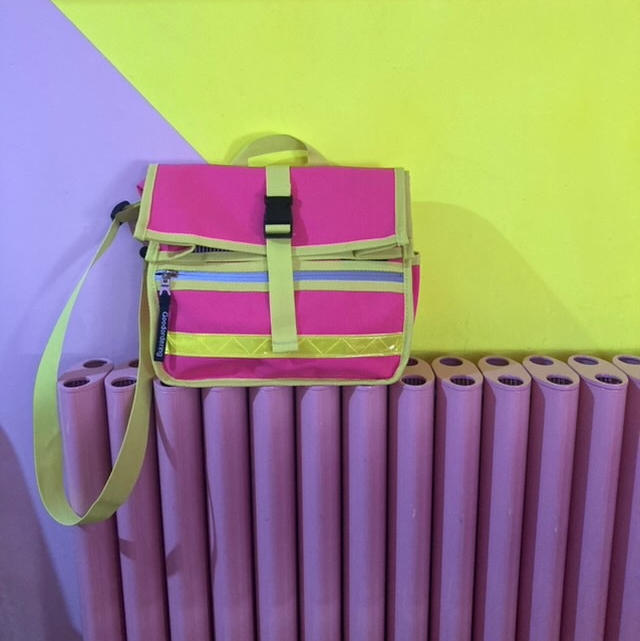 Our Neon pink saddle bag has found a very happy home with Mrs Pink and Mr Black at @quirkandrescue i think i must have subconsciously had them in mind when i designed this range!! 
#neon #hivis #neonbag #fluroyellow #fluoropink #pink #goodordering #bikebag