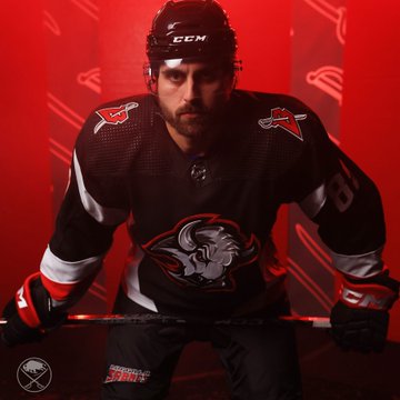 Black and red scheme returning as Sabres' third jersey for 12 home