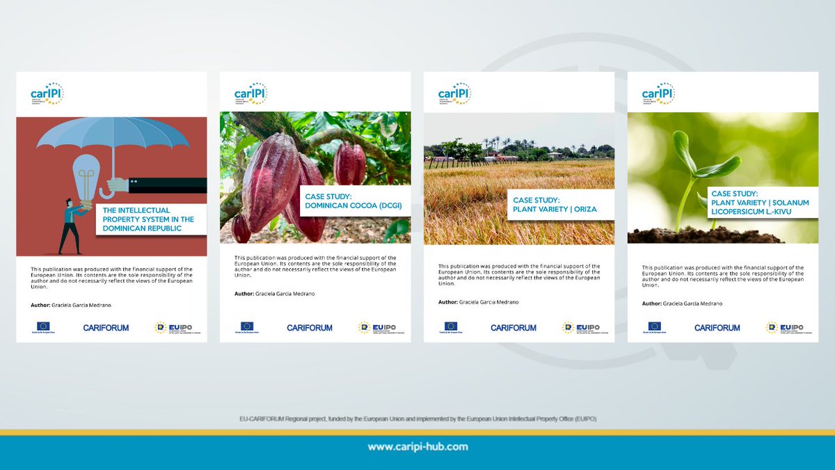 New #CarIPI case studies! Learn how Dominican Cocoa (DCGI) producers have benefited from this #geographicalindication and how #plantvariety registrations boost new agricultural research and increase productivity in the Dominican Republic🇩🇴

More👇🏻
internationalipcooperation.eu/en/caripi/news…