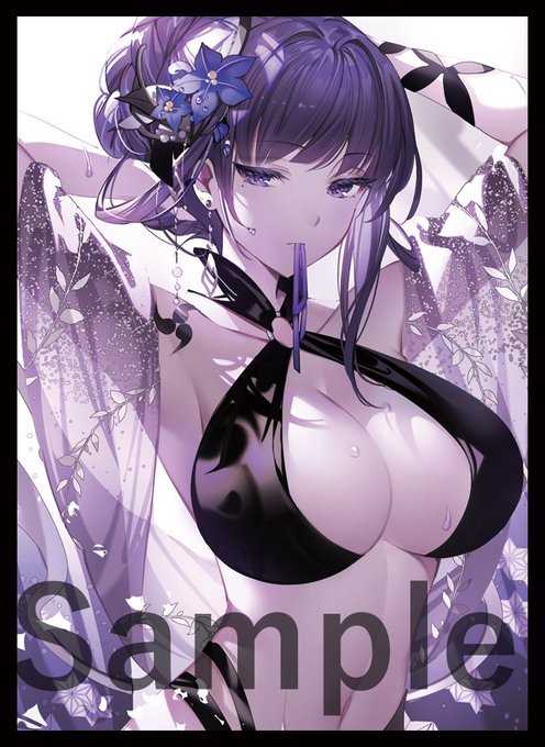 SC2022Autumn2nd/サンクリ/エアエアサンクリ新作情報
「雷電将軍」のスリーブとプレイマットになります。イラストはえく様(@m_n_c_r)になります! 