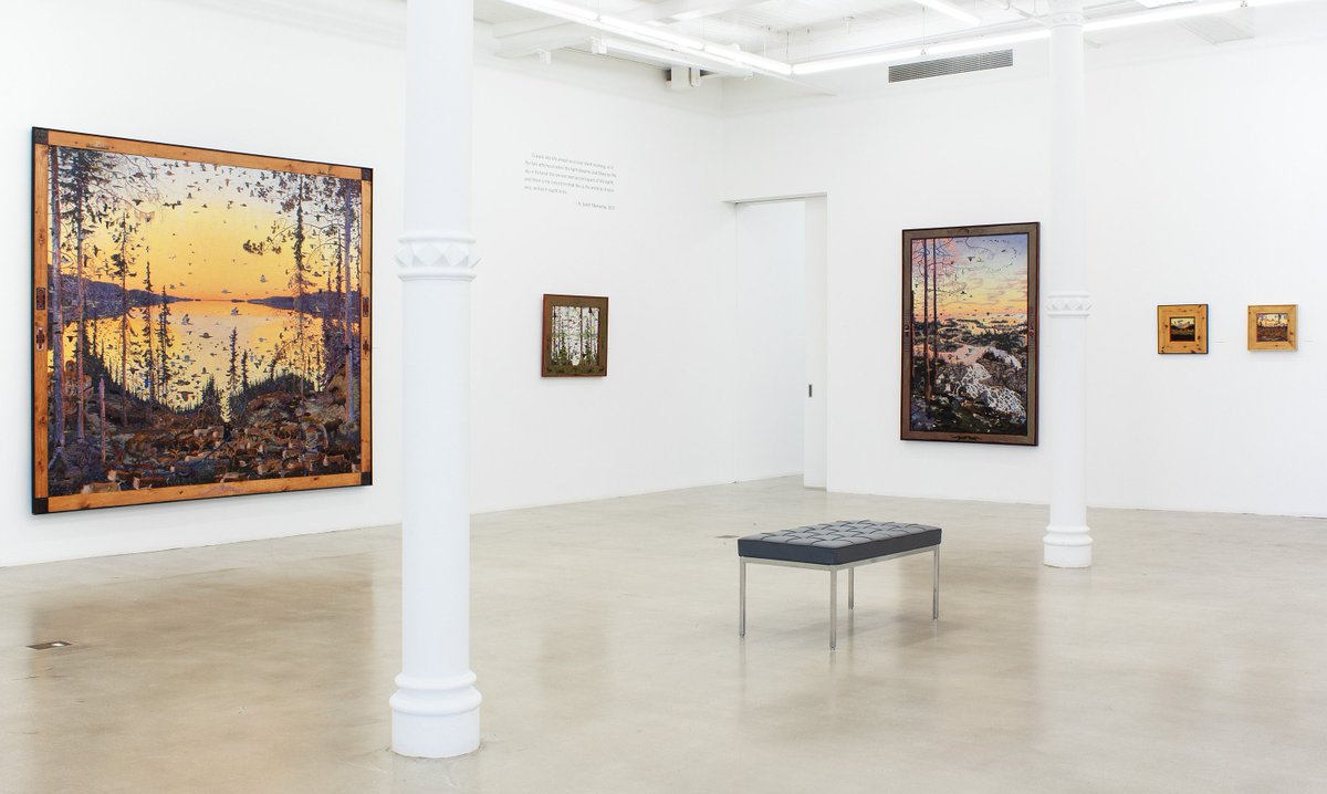 AlexandreGallry's tweet image. We are thrilled to present our latest exhibition, #TomUttech: Headwinds on Windigoostigwan. To mark the occasion, we invite you to join us at the gallery for an opening reception with the artist, this Saturday, 3–5pm. Details: bit.ly/3tacIA8