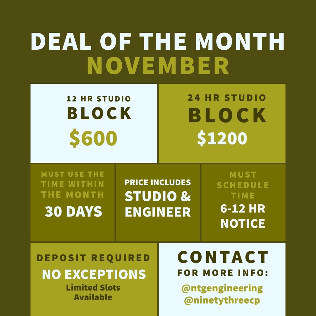 nancithegreat's tweet image. New week let’s work !
#ntgengineering #atl #studio #artist