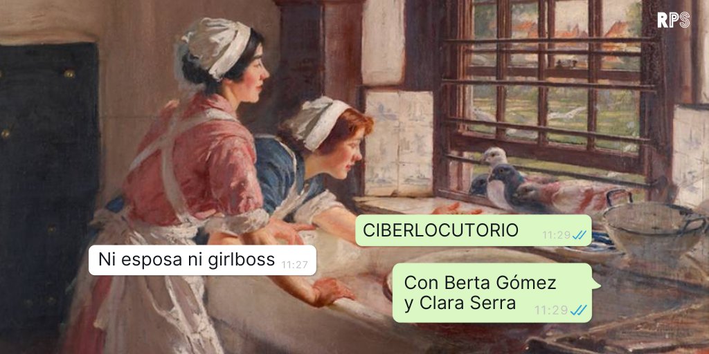 ✂️Ya ha sido suficiente Iker, Risto y Piqué✂️ <a href="/andreagumes/">andreagumes</a> y <a href="/annapacheco__/">Anna Pacheco</a> llaman a la reflexión: ¿Podemos imaginar un futuro con menos trabajo pero que no implique la vuelta al hogar?🧺

🪆Nuevo <a href="/Ciberlocutorio_/">ciberlocutorio</a> con <a href="/Clara_Serra_/">Clara Serra Sánchez</a> y <a href="/Berta_gomez/">Berta Gómez Santo Tomás</a>: spoti.fi/3NLaelp