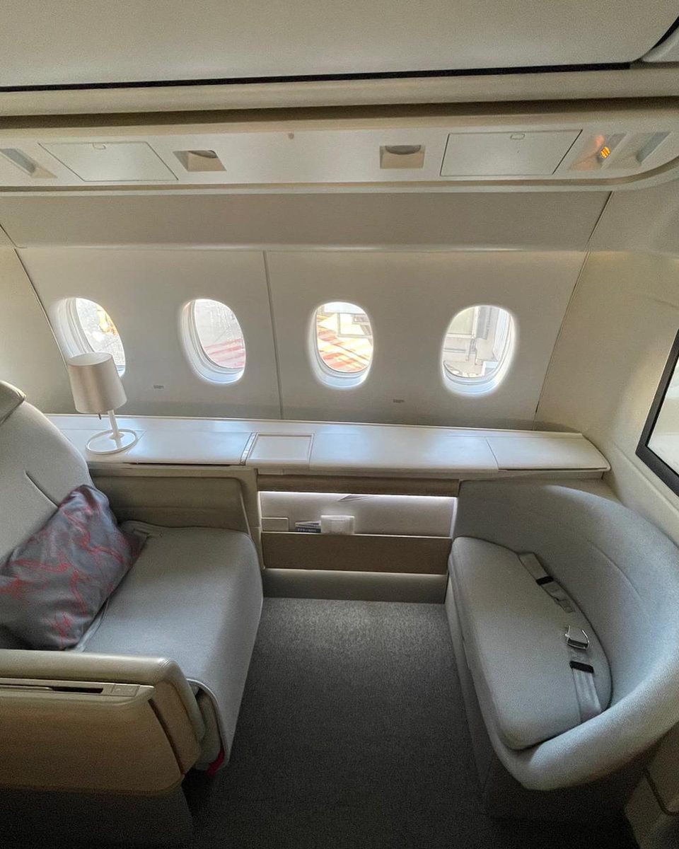 PersonalTravel_'s tweet image. We recently received this message from our agent Dean Nelson “Mass chaos at CDG (Paris) as Air France 🇫🇷 makes a suddenness en air craft switch from the Dreamliner to a 777-300 so the seat assigning is all messed up… however I’m not complaining!” #travel @departuresxdean