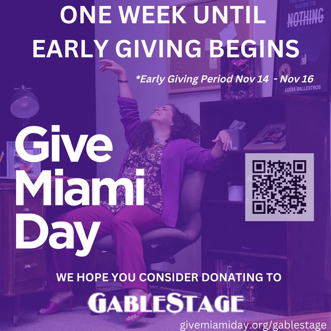 gablestage's tweet photo. Join us for Give Miami Day to support the significant efforts we are making to develop educational programs which serve both our mission and our community.
https://t.co/ccUhGxtAs4
#gablestage #givemiamiday #supportthearts #coralgablesart #supportgablestage #miamiphilanthropy https://t.co/uOWEQCSbkf