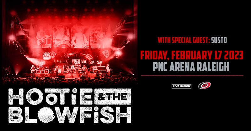 This just in! Catch us in Raleigh, NC on 2/17 at the @PNCArena the night before the @Canes Outdoor Game! Pre-sale starts tomorrow with the code 'HBF2023' — all tickets on sale this Friday 🎟️ Come hang with us and @sustoisreal and let's have ourselves a good time 🤙🏼