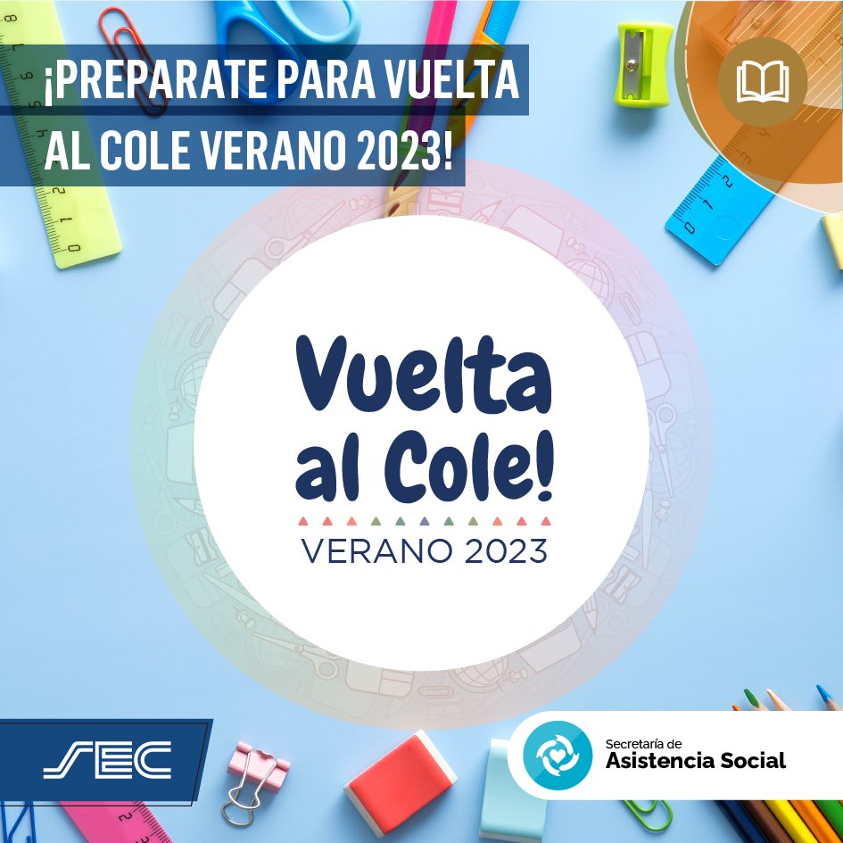¡PREPARATE!

A principio del próximo año comenzará una nueva campaña de Vuelta al Cole 2023 

¡Ya podés ir pidiendo la constancia antes de que finalice el ciclo lectivo!

Serán válidas:

Constancia de alumno/a regular  Noviembre/Diciembre 2022

Boletín (último trimestre/bimestre)