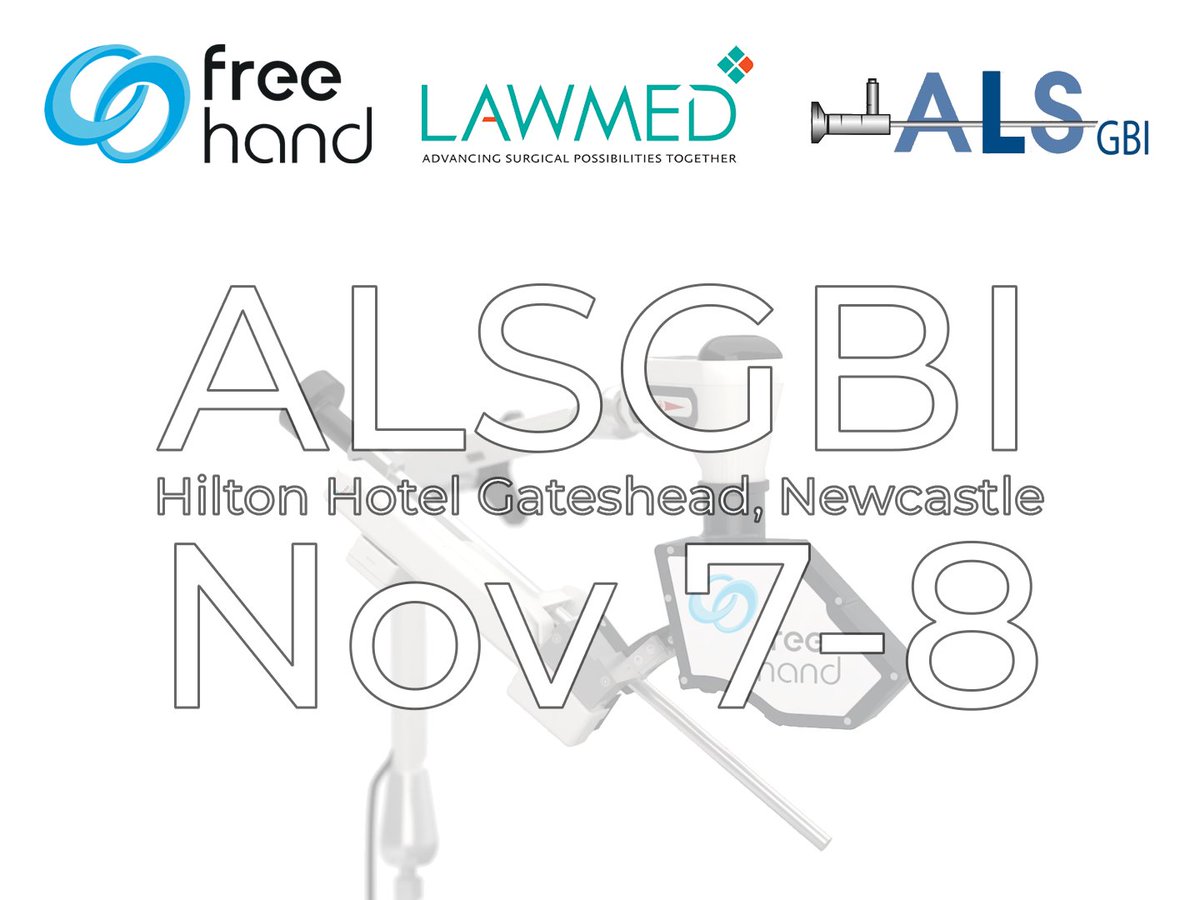 Freehand partner Lawmed will be showcasing our surgical cobots at the Hilton Hotel, Gateshead, Newcastle on the 7th and 8th November.
Visit the Lawmed booth to discuss or head to the Lap Pass training area to try for yourself!
freehandsurgeon.com