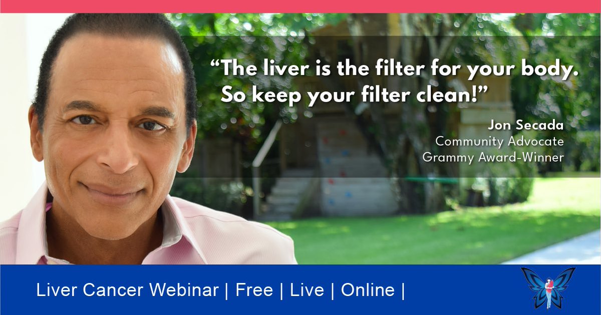Free webinar: Hispanic doctors teach us our liver cancer risks and answer our questions. Register: loveyourliver.us/es119
 
<a href="/JonSecada/">Jon Secada</a>: “I’m lending my voice where it’s important: and that’s how our community can protect ourselves from the risks of liver cancer.” #loveyourliver