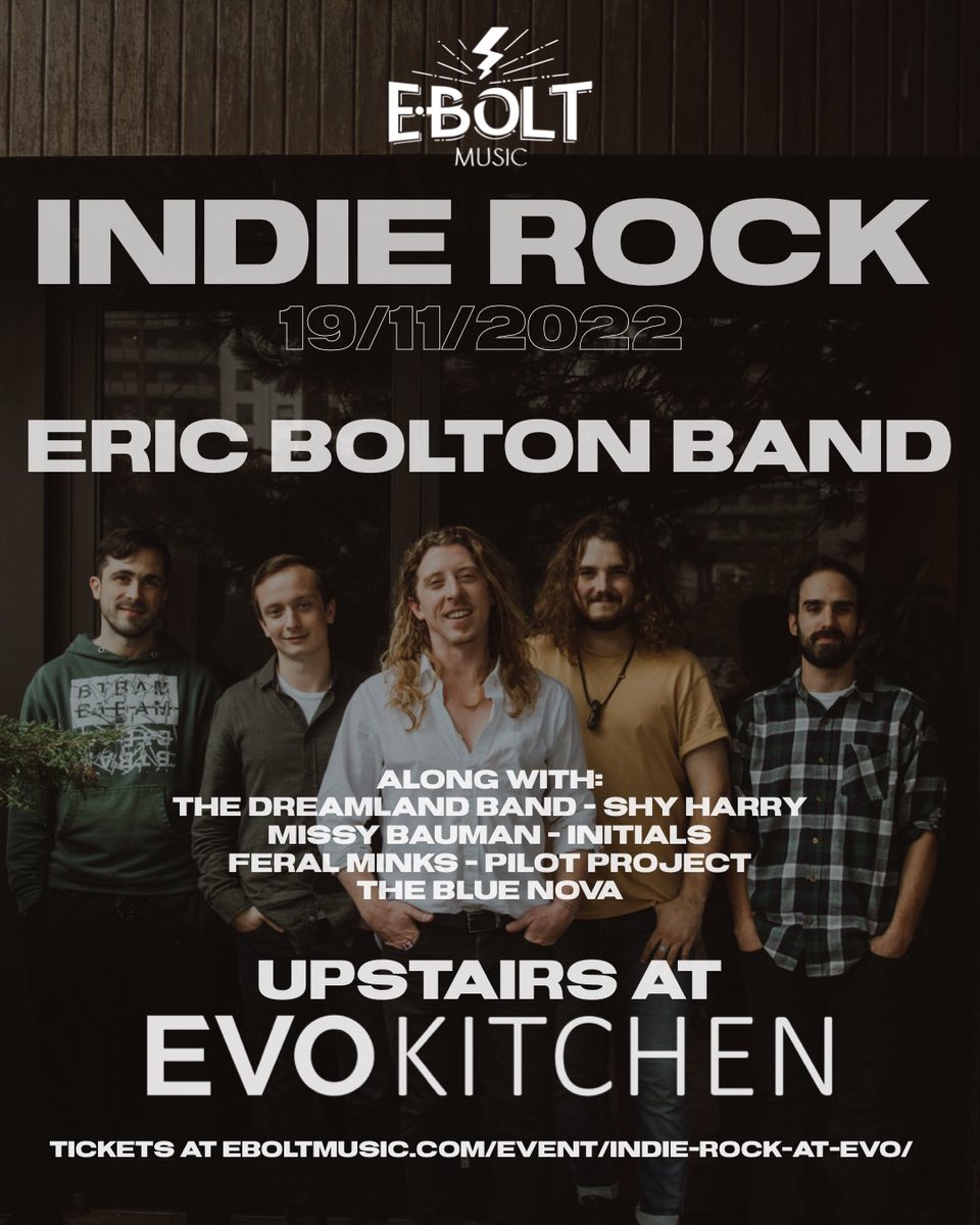 This is gonna be a great night!   Snag tickets here: eboltmusic.com/event/indie-ro…