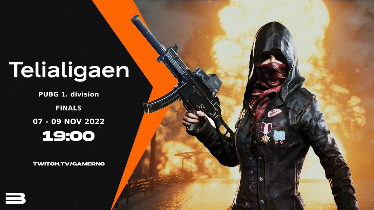 bfgnorway's tweet photo. Our #PUBG main team are ready for @telialigaen_ 1.div Finals this week 💪

15 games left and 3 points between top 3 in what we believe will be the most exciting final week of Telialigaen PUBG ever 🔥

Tune in:
 🕖19:00 CET
 📺https://t.co/YCUqfy8eIe
 🎙️@JustinSanePUBG &amp; Grønland https://t.co/Y63gIaudgt