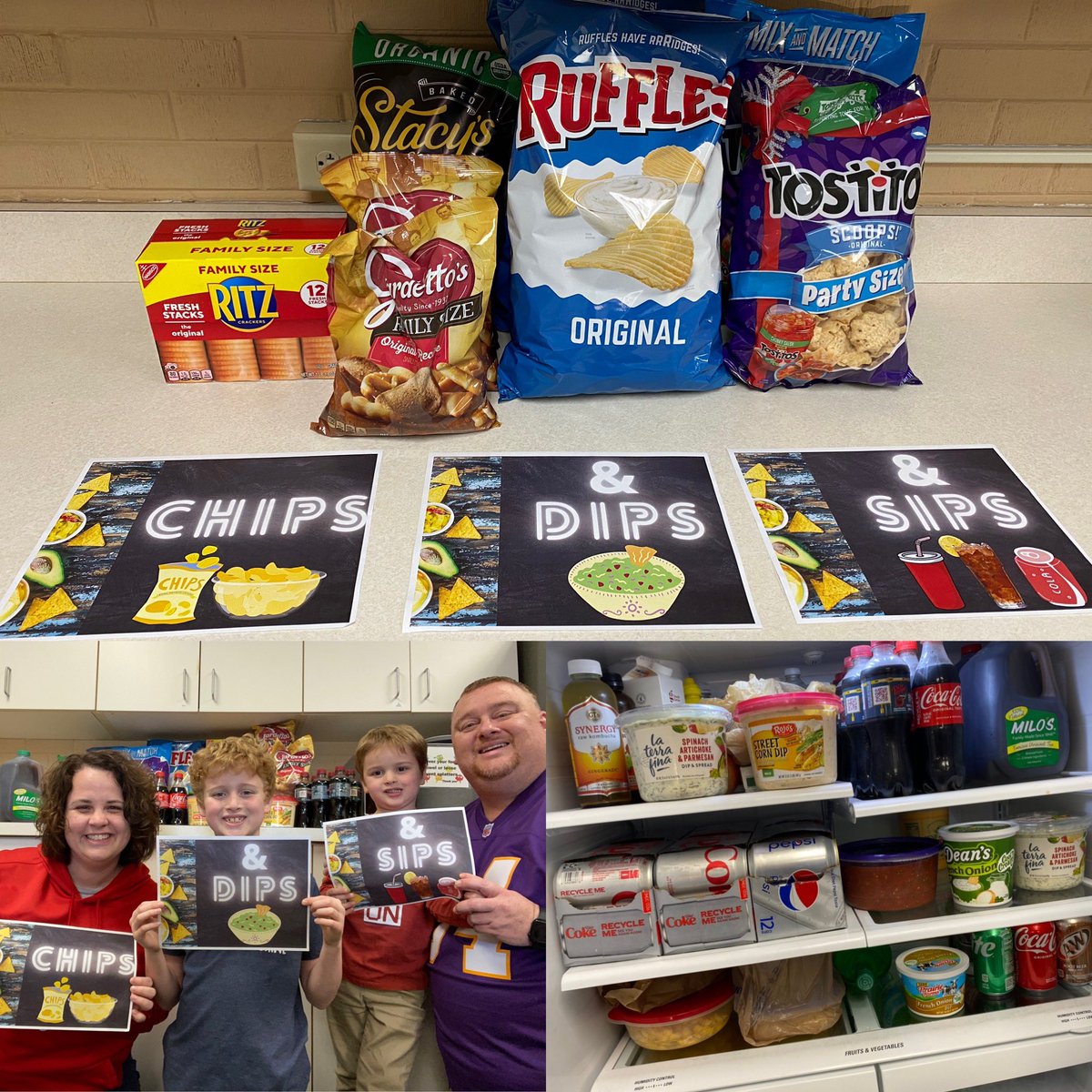 Chips & Dips & Sips ➡️ the fam and I stocked the teacher’s lounge yesterday! This was the most popular stock last year so it was time for it to make its reappearance. It’s my fav to shop for too! #Pitzer2a #LWRockets #momsasprincipals #PrincipalOfficeHours #principalsinaction